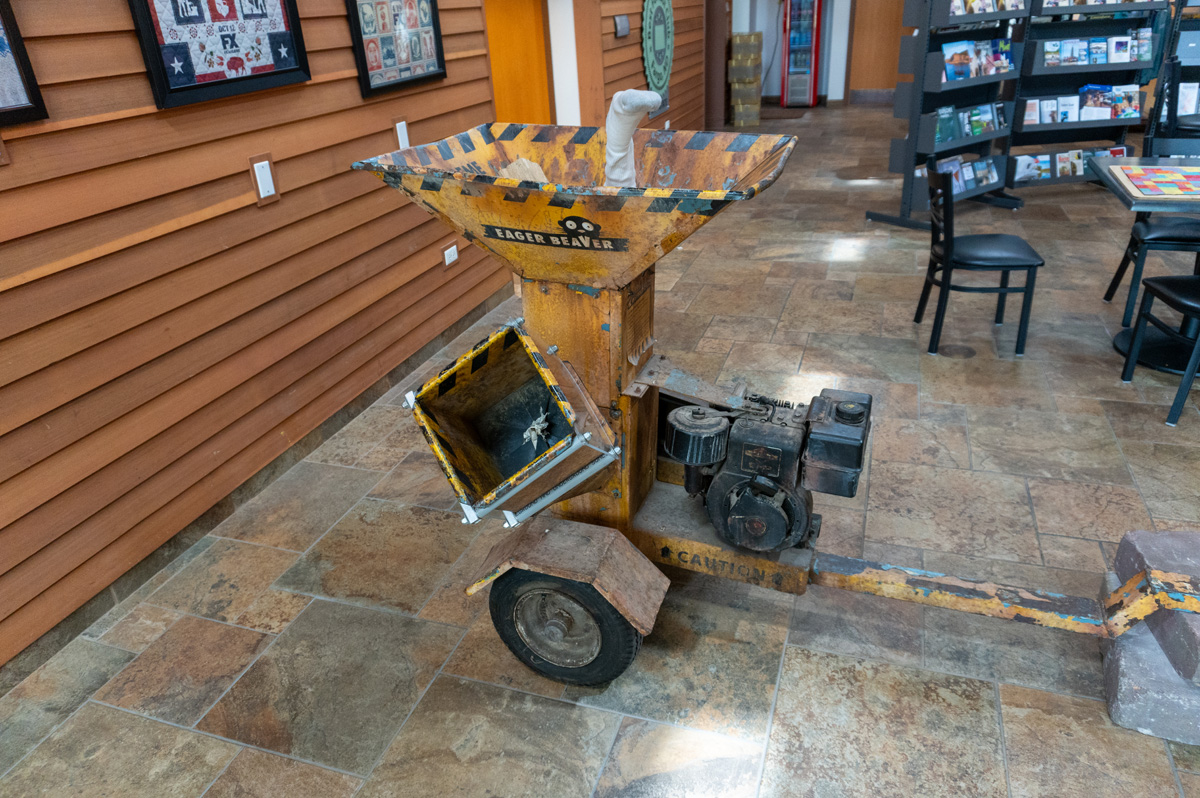 Fargo Visitor Center, August 2024, The original Wood Chipper from <i>Fargo</i>