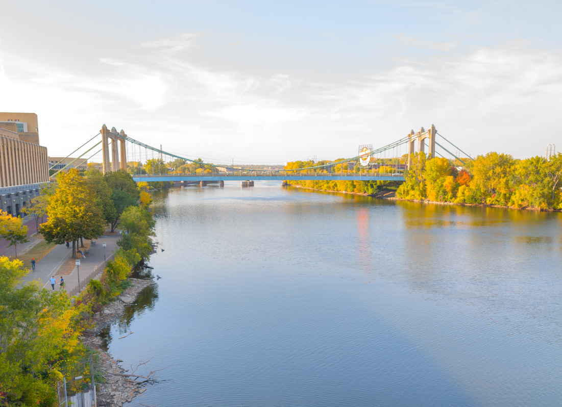 Around Minneapolis, The Mighty Mississippi  at Minneapolis