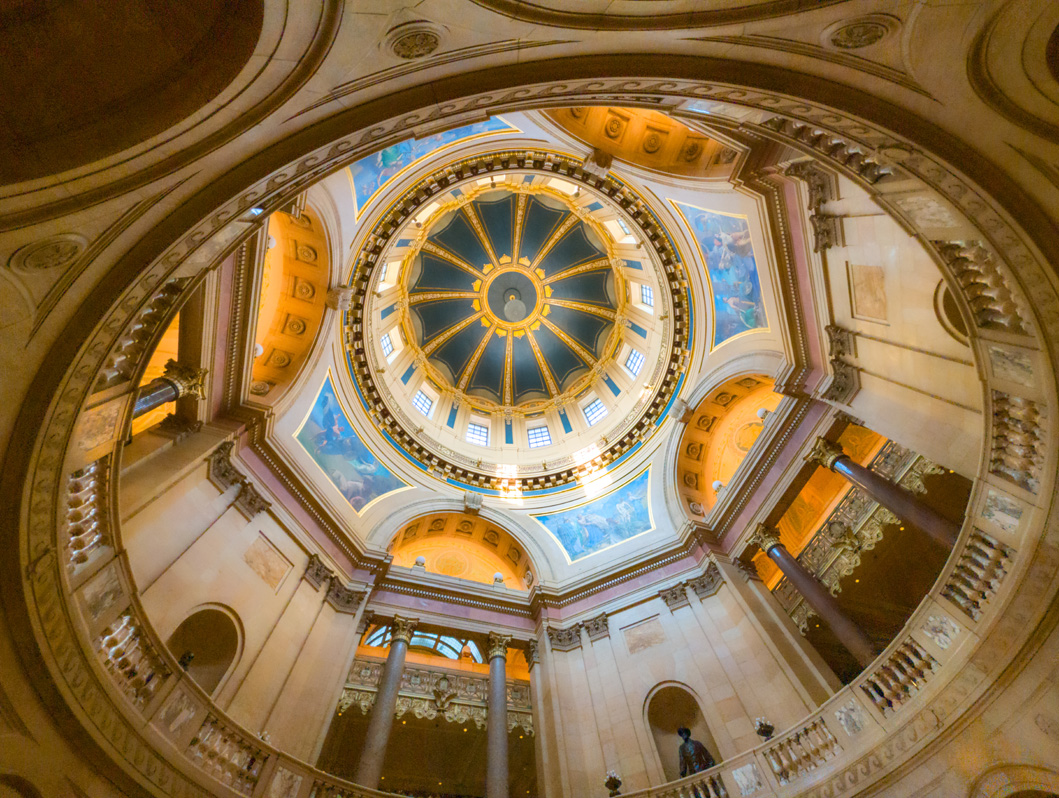Minnesota State Capitol, Dome interior