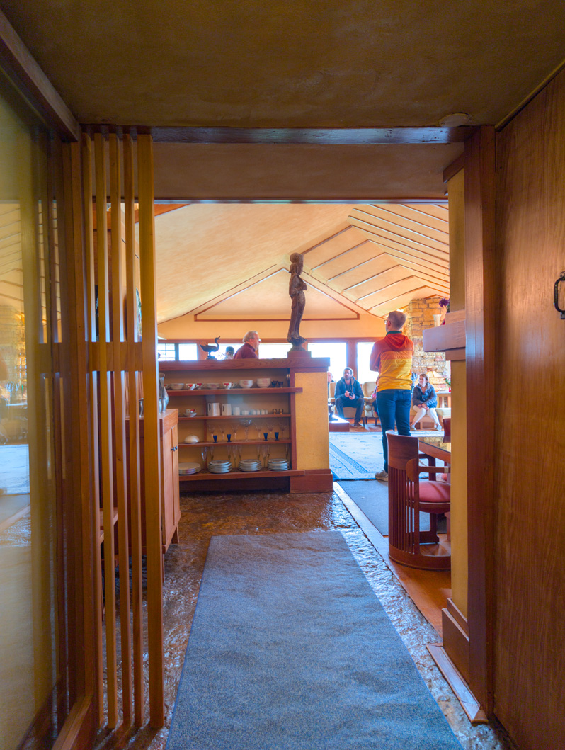 Taliesin, Wisconsin, Entry to Formal Living Room