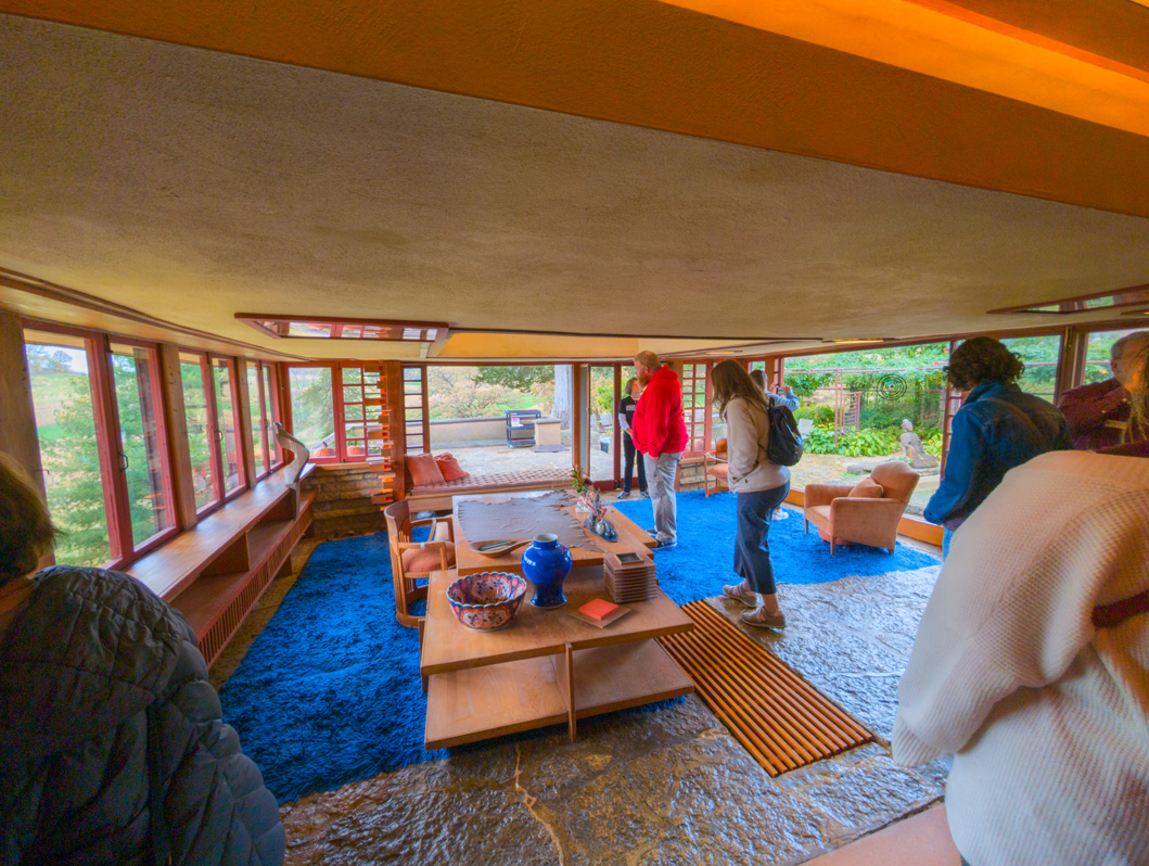 Taliesin, Wisconsin, Informal space: converted from an outdoor area