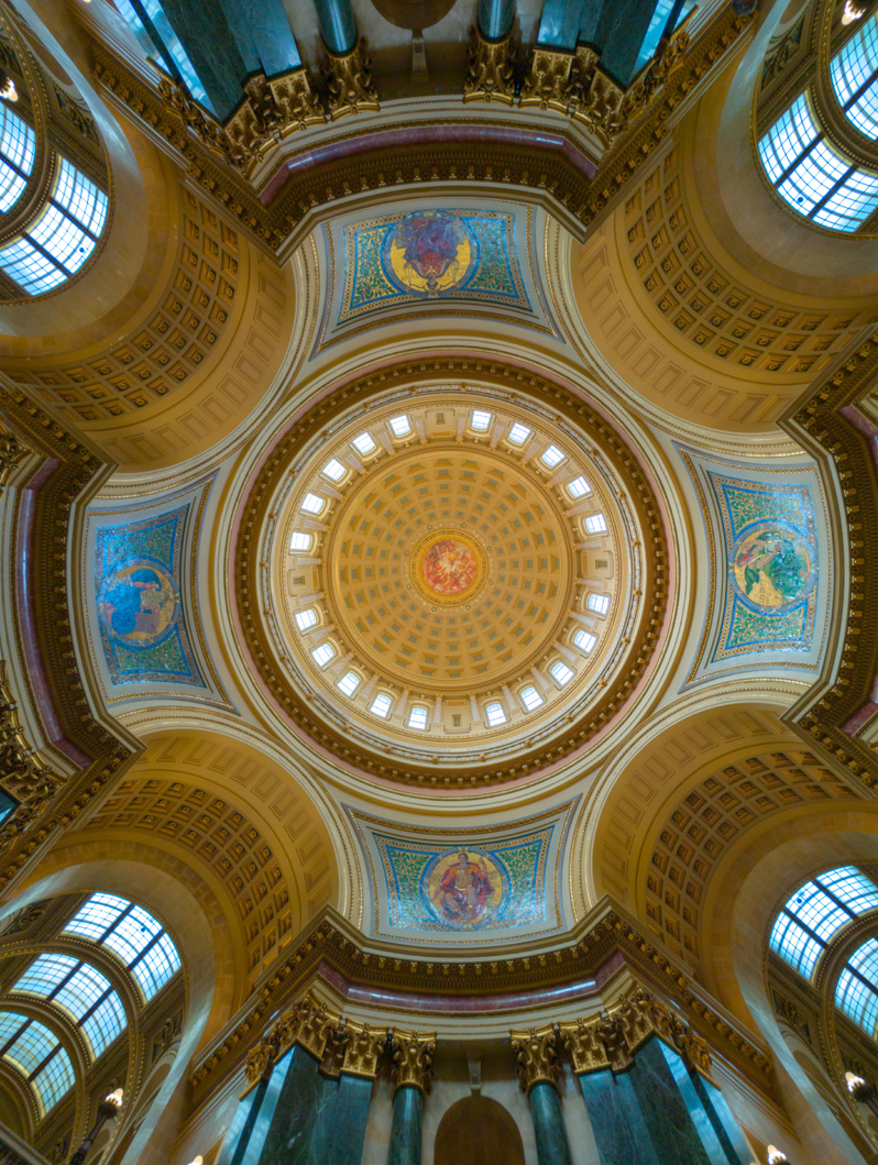 Wisconsin State Capitol, Dome Interior