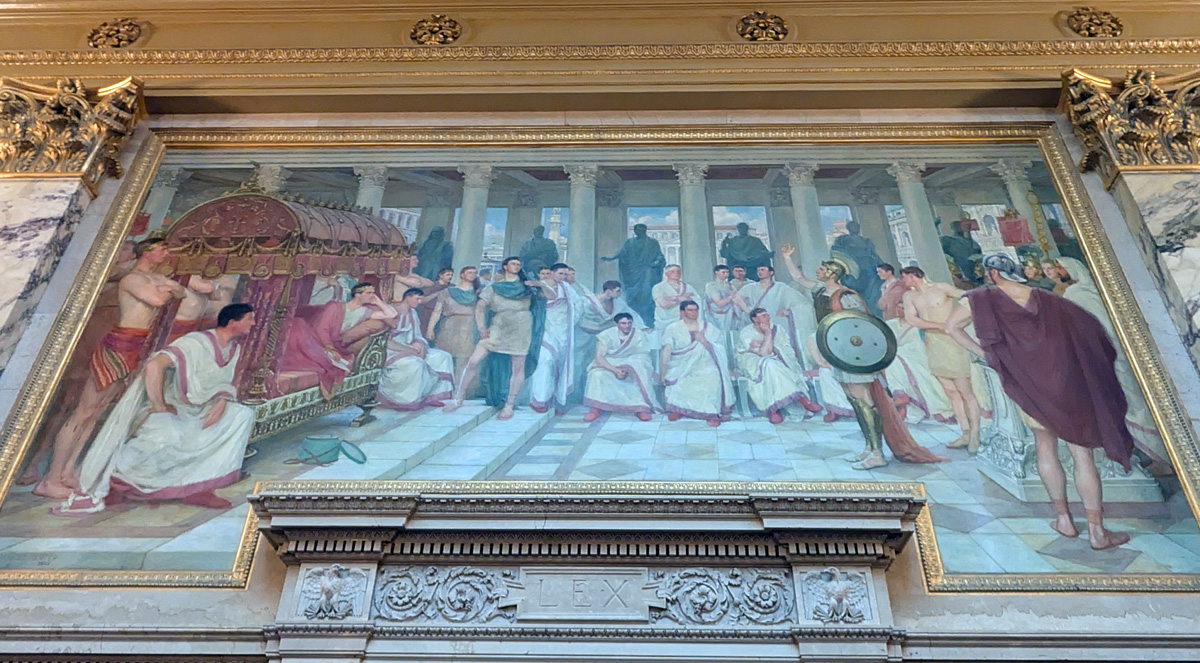 Wisconsin State Capitol, "The Appeal of the Legionary to Caesar Augustus"