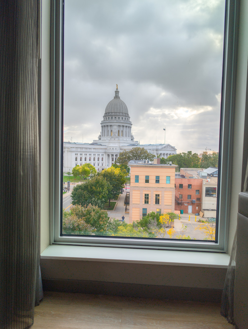 Wisconsin State Capitol, View from my room at the AC Hotel