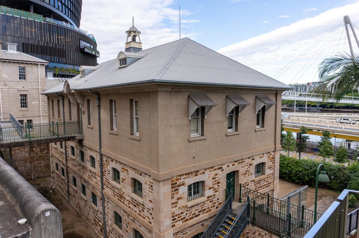 Brisbane, Commisariat Building (1829) Oldest building in Brisbane.  Convict built.