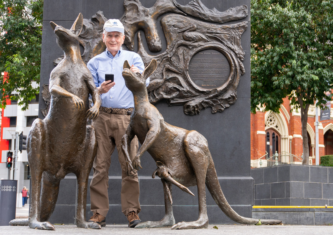 King George Square, Graham + Amiable Kangaroos