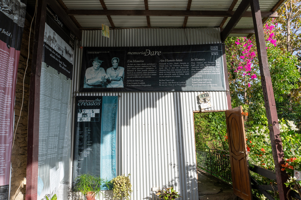 Maubisse Tour, Small DARE Memorial To WWII Timorse-Australian links