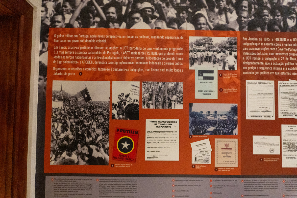 Dili, Resistance Museum: Illicit photo