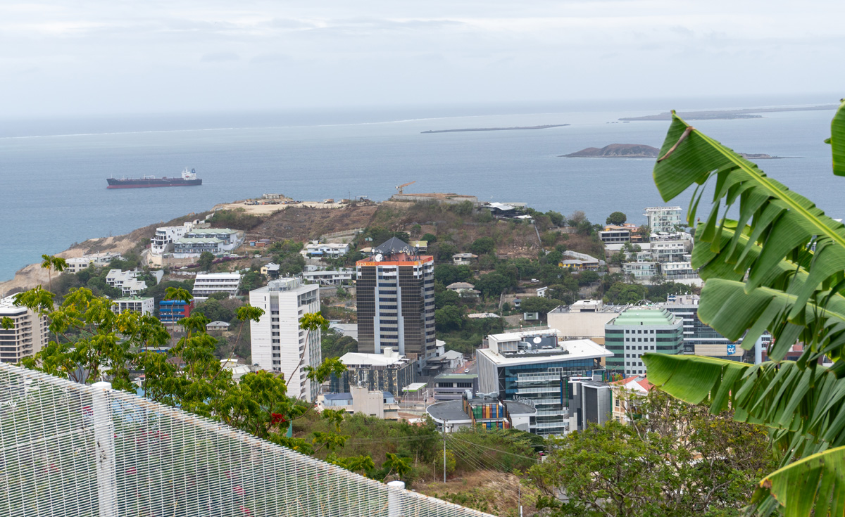 Port Moresby Tour, View over Port Moresby