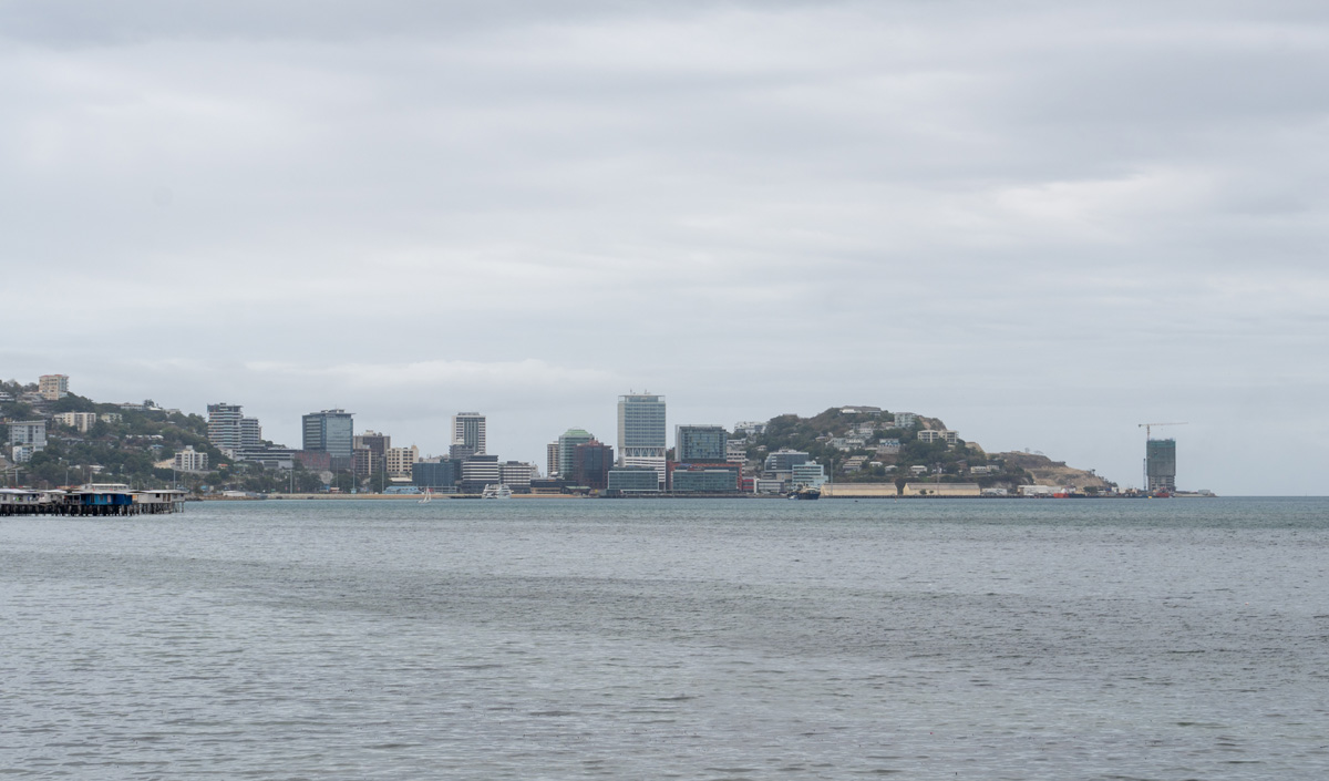 Port Moresby Tour, View to Port Moresby