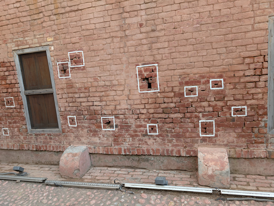 Central Amritsar, Bullet holes from the masscare