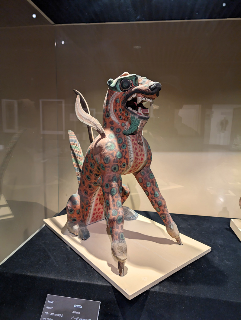 Delhi: National Museum, Griffin, Astana (!), 7th-8th c.