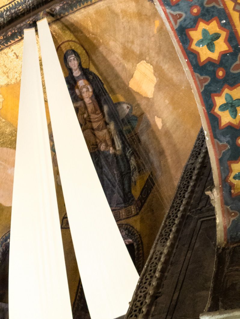 Hagia Sophia, Glimpse of the BVM in the Apse