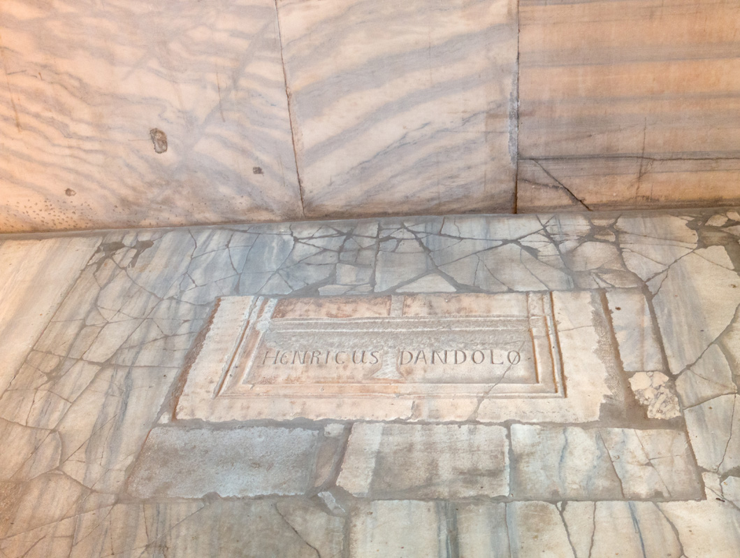 Hagia Sophia, Tombstone of Doge Dandolo
