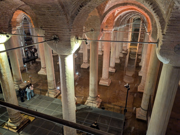 Basilica Cistern, Byzantine Cisterns, Istanbul, November 2024