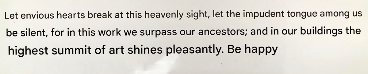 Algiers: Museum of Antiquities, Translation of inscription below Oceanus Mosaic