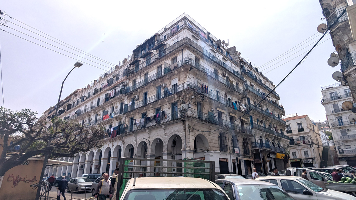 Around Algiers, French-style buildings