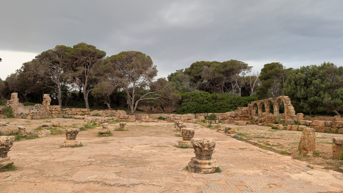 Tipaza, "Basilica of the Nine Naves"