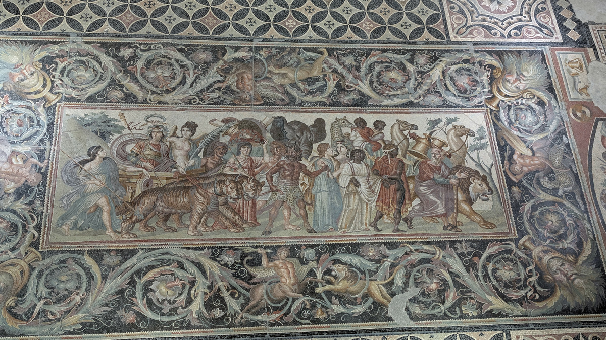 The Setif Musuem, Triumph of Dionysus Mosaic
