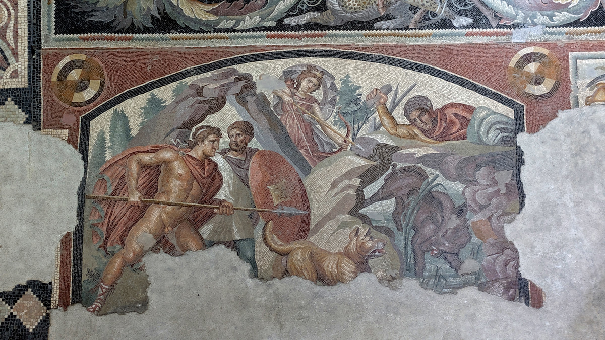 The Setif Musuem, Adjacent Hunting Scene mosaic
