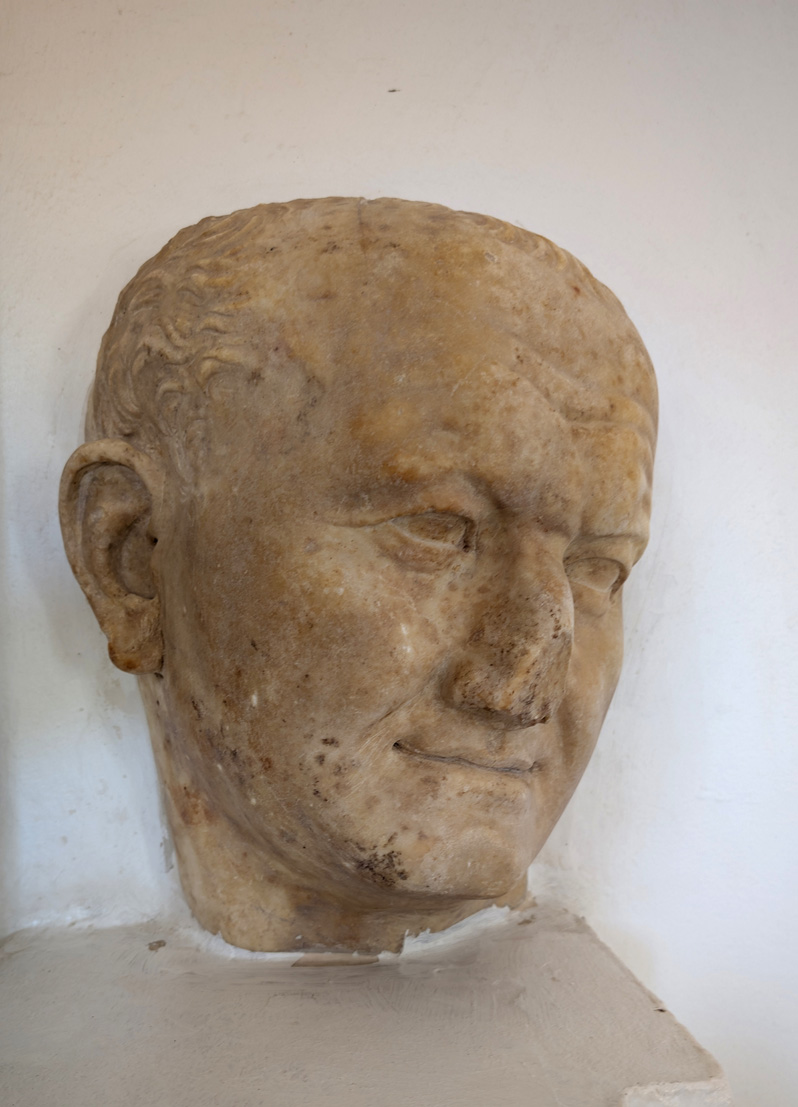 Hippo Regius Site Musuem, Head of Vespasian