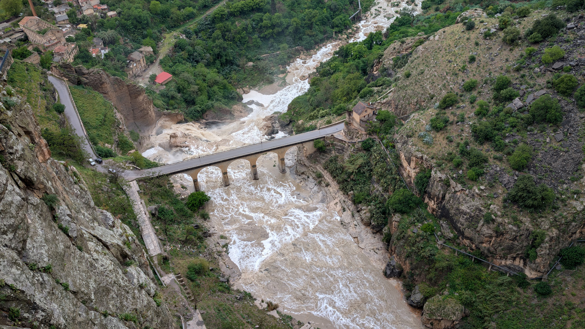 Consantine "City of Bridges", View to lower bridge