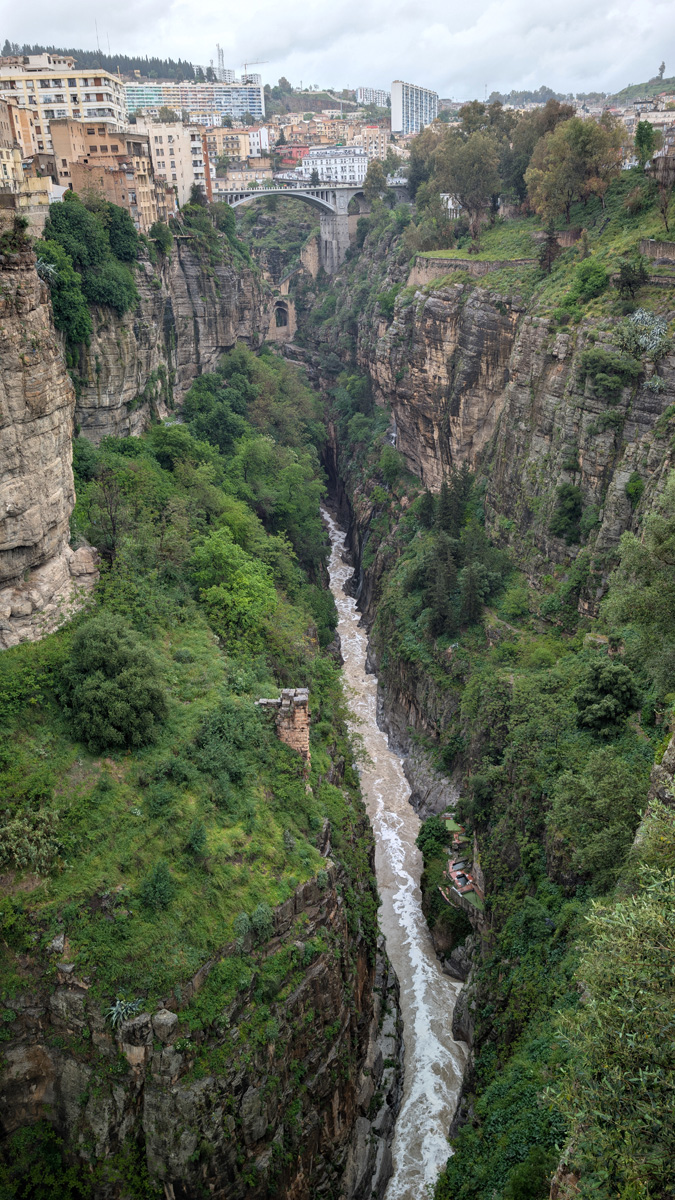 Consantine "City of Bridges", View along Ravine