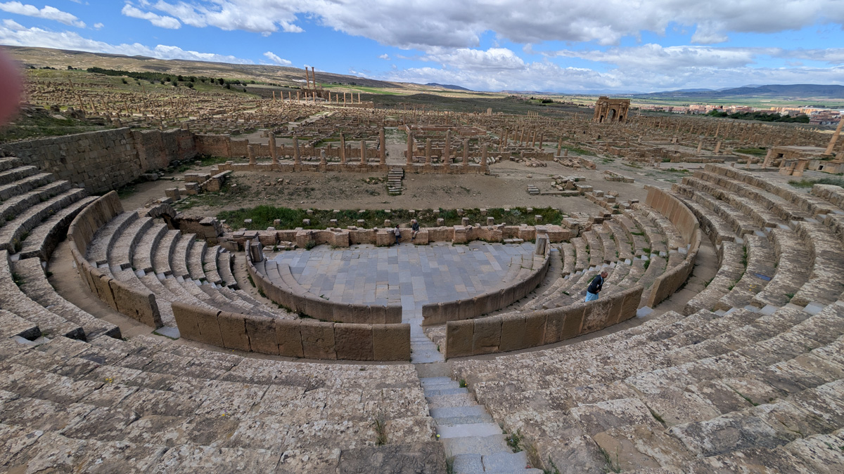 Timgad Archaeological Site, Theater (Restored)