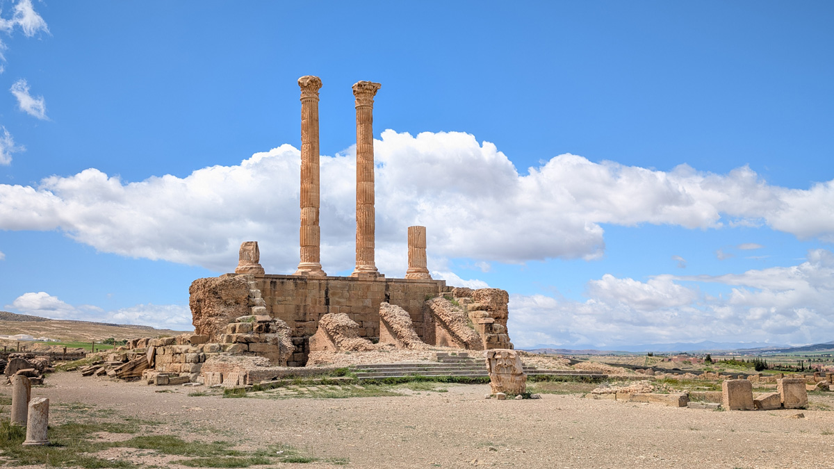 Timgad Archaeological Site, Capitol