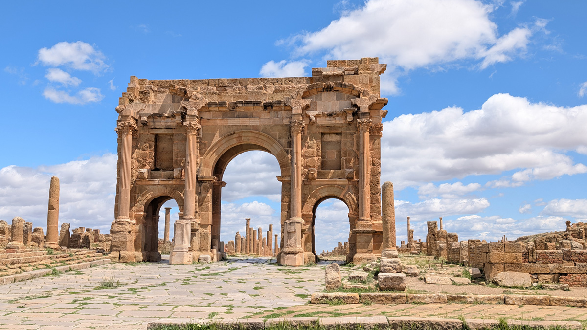 Timgad Archaeological Site, Arch of Trajan