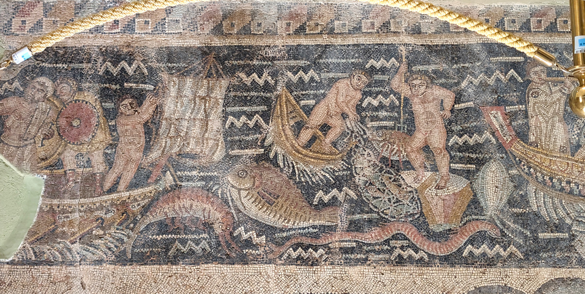 Djemila, Bath of Venus: Border detail