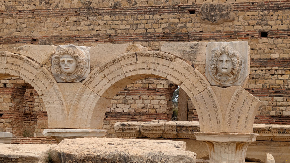 Leptis Magna, Protective Medusa