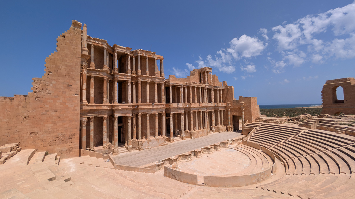 Sabratha, Roman Theater (Much Restored)
