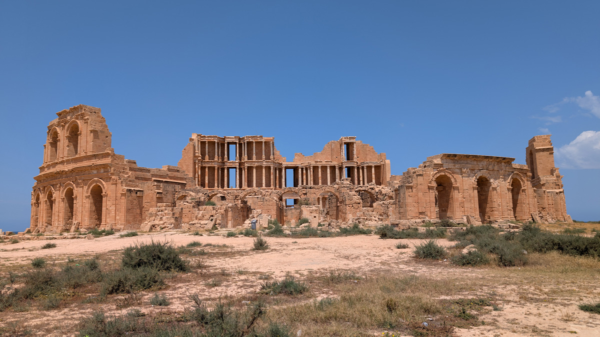 Sabratha, View to Theater