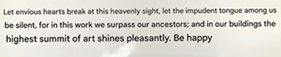 Translation of inscription below Oceanus Mosaic, Algiers: Museum of Antiquities, 2025 Algeria++