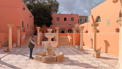 Mr Ali in Red Castle courtyard, Tripoli: Red Fort, 2025 Algeria++