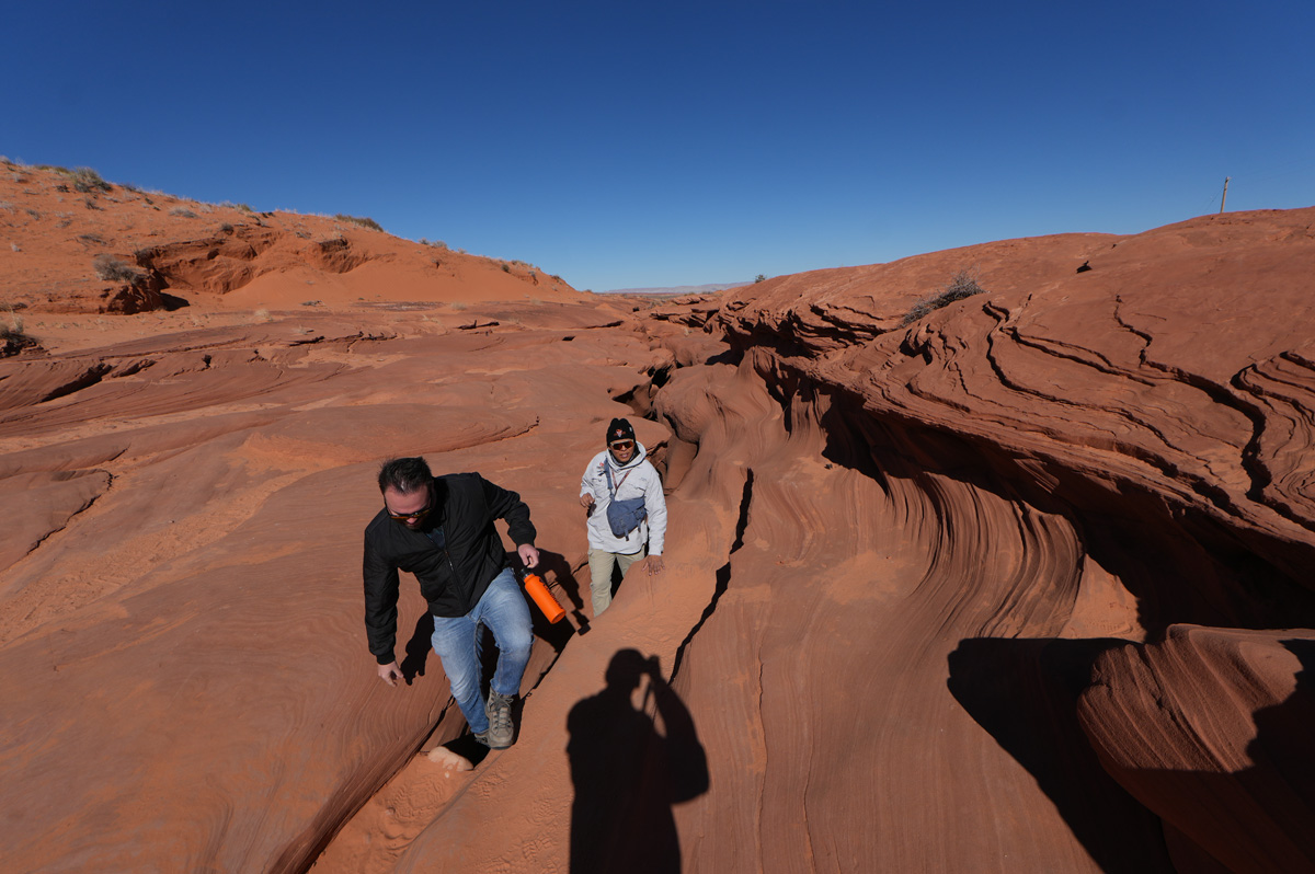 Lower Antelope Canyon, Emerging from Lower Anterlope Canyon