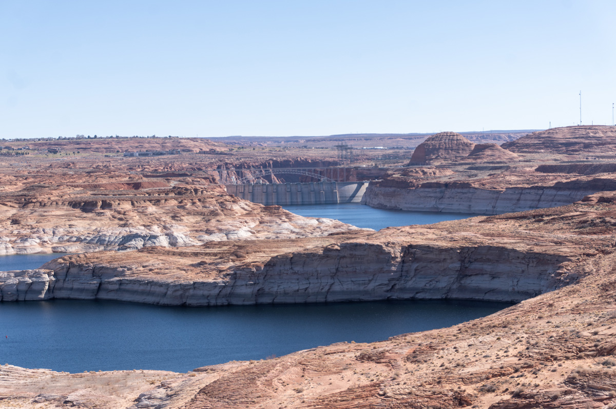 Lake Powell, Lake Powell, behind Glen Canyon Dam