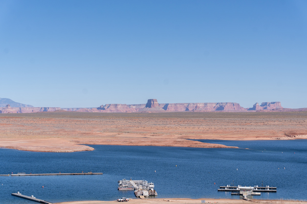 Lake Powell, View across Lake Powell