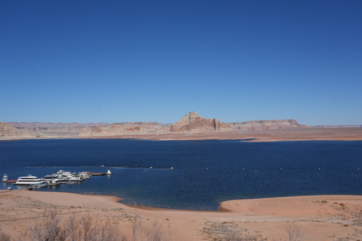 Lake Powell, View across Lake Powell
