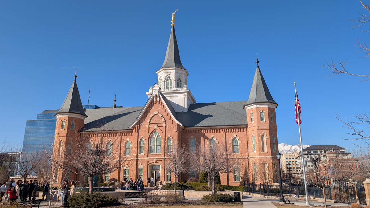 Provo, Utah, Provo City Center Temple A 2016 rebuild of an 1898 Tabernacle