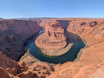 Colorado River: Horseshoe Bend, Arizona++   March 2025