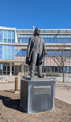 Brigham Young statue, Brigham Young University, Arizona++   March 2025