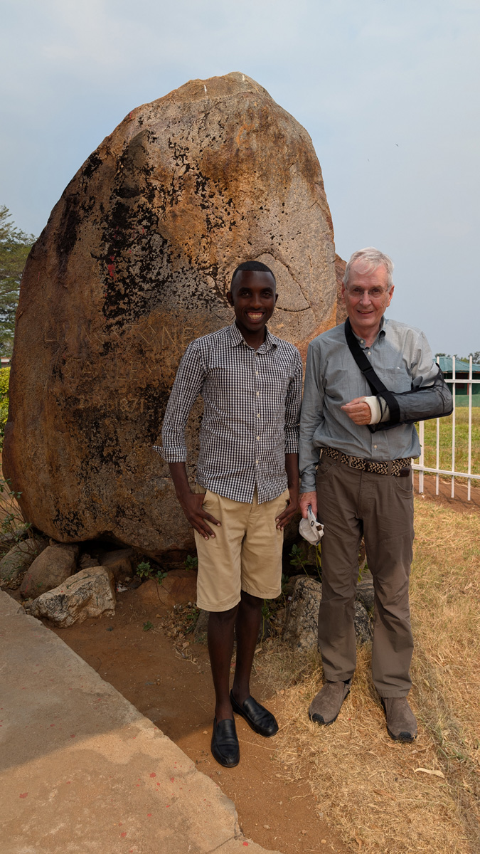 Burundi: Bujumbura, Thierry (Guide) + Graham