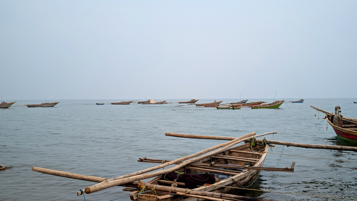 Burundi: Bujumbura, Fishing boats on Lake Tanganyika