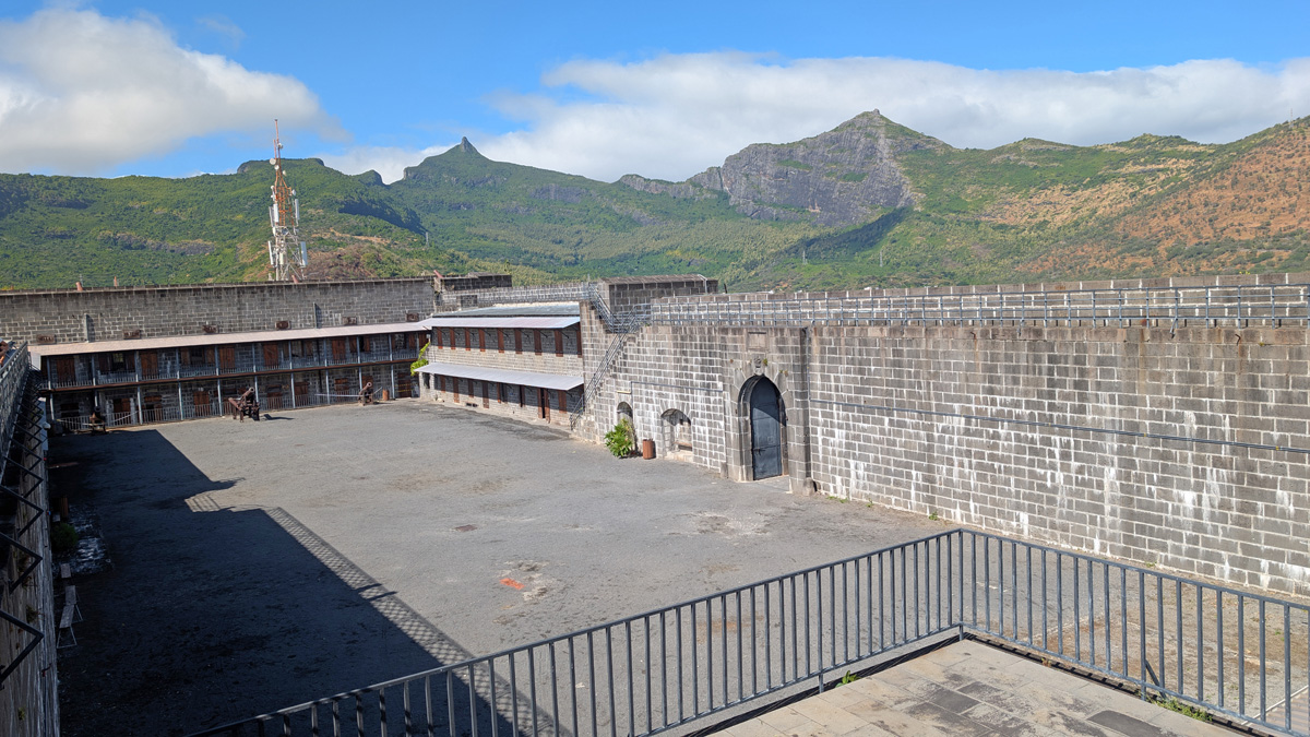 Mauritius: Port Louis, Rather grim Fort Adelaide