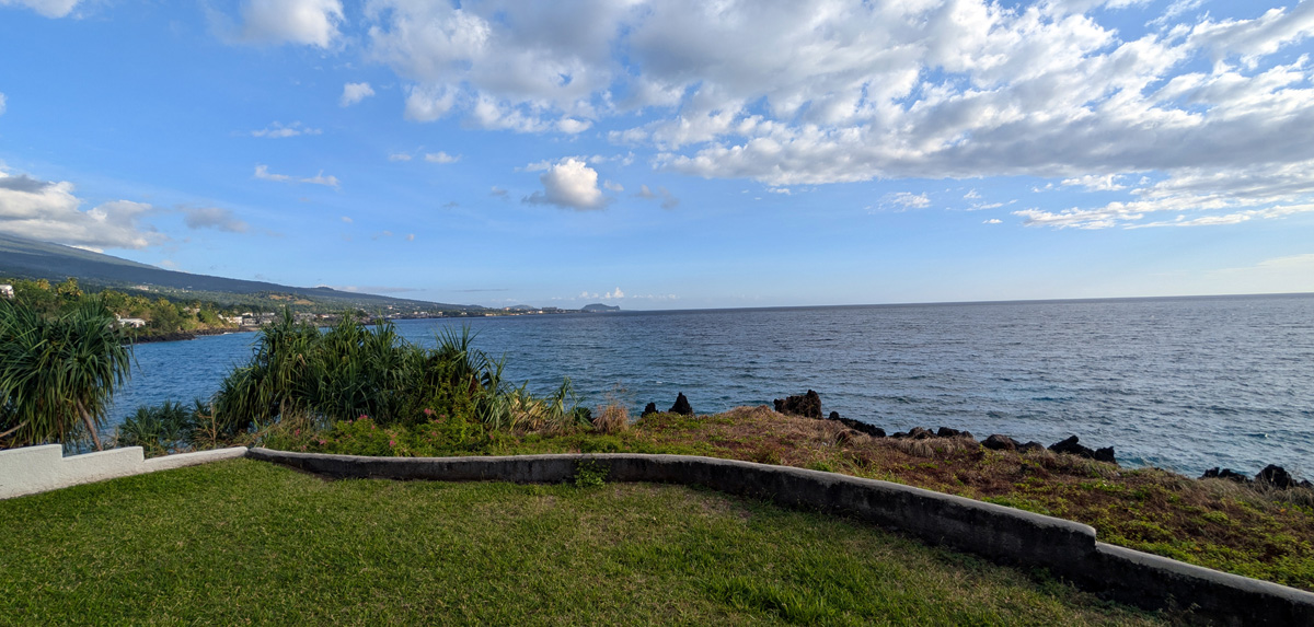 Comoros, View from Itsandra Beach Hotel