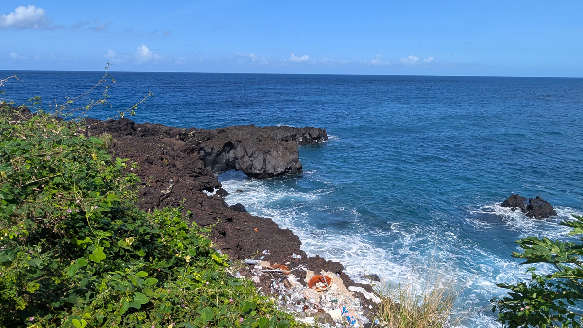 Comoros, Where 1977 lava entered the ocean