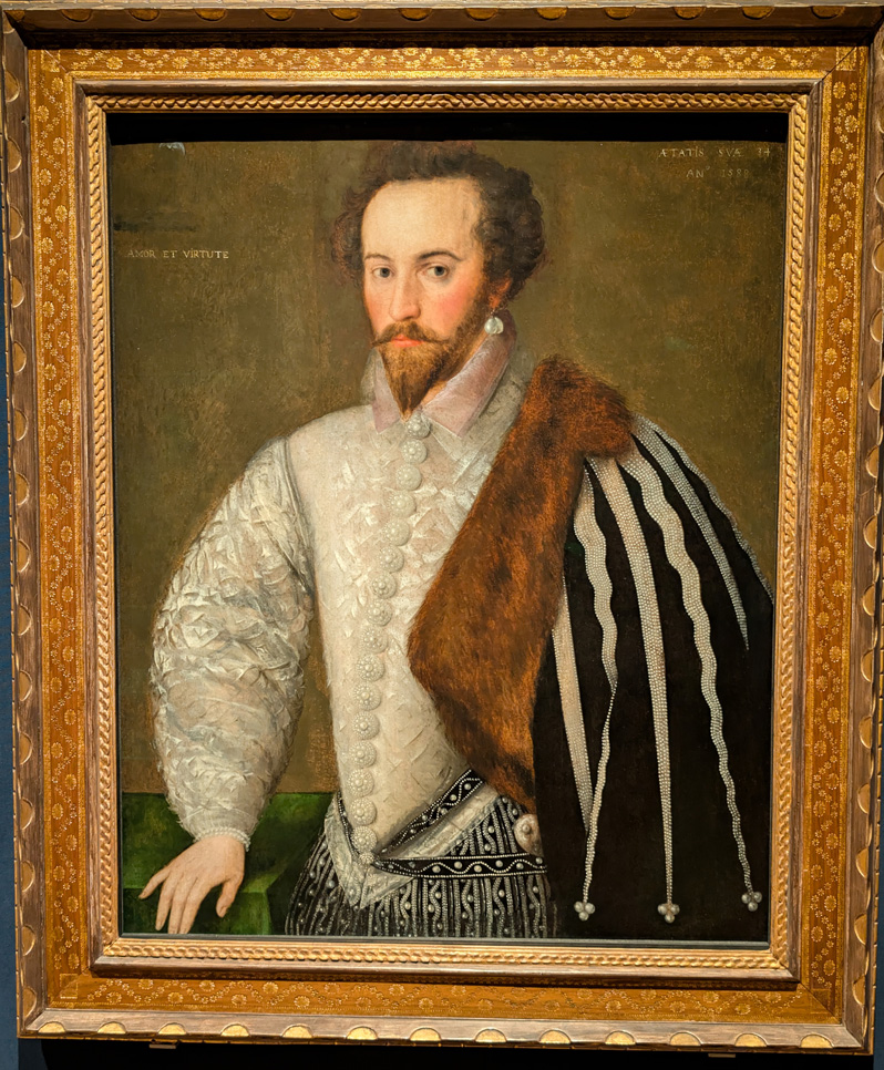 London: National Portrait Gallery, Sir Walter Ralegh (p. 1585)