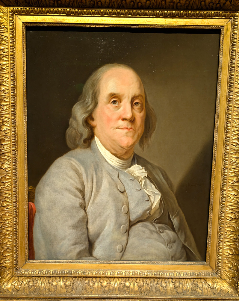 London: National Portrait Gallery, Benjamin Franklin (p. 1785)